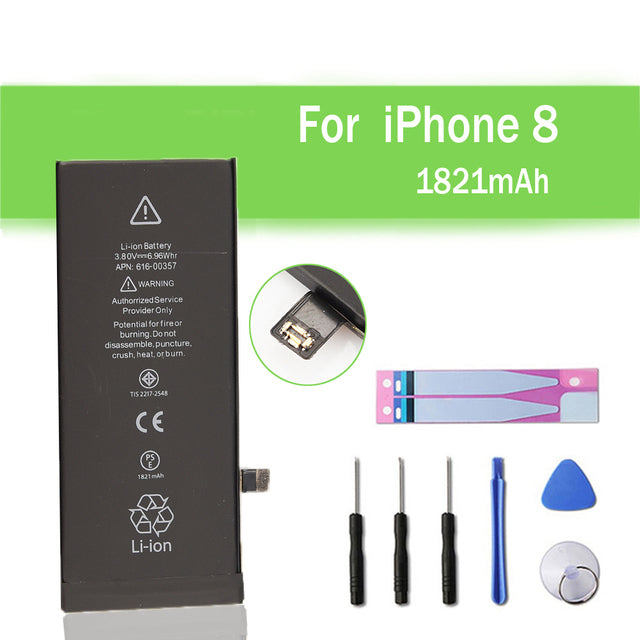Batterie de remplacement pour iPhone 8, 1821mAh Batterie de remplacement pour iPhone 8, 1821mAh